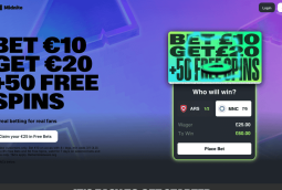 Midnite - €20 free bet